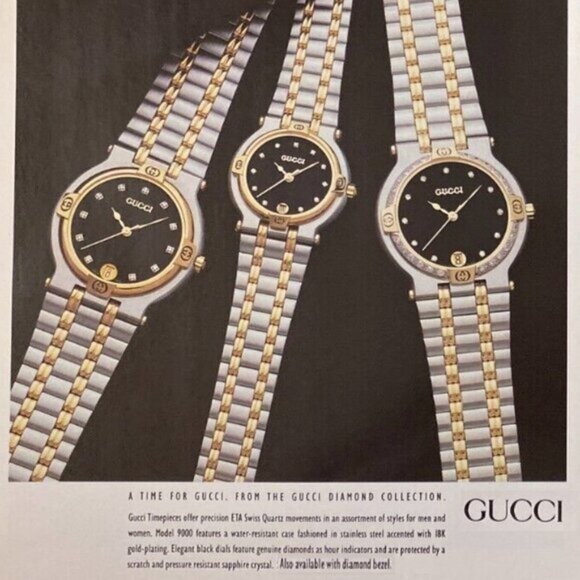 New, Gucci Diamond Swiss Made Timepiece - Picture 5 of 16